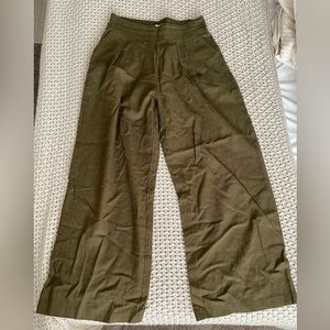 Abercrombie & Fitch Linen-Blend Ultra Wide-Leg Pant size XS